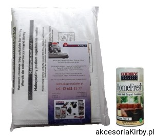 Worki LFM  zam. Allergen Red. 6 szt + proszek
